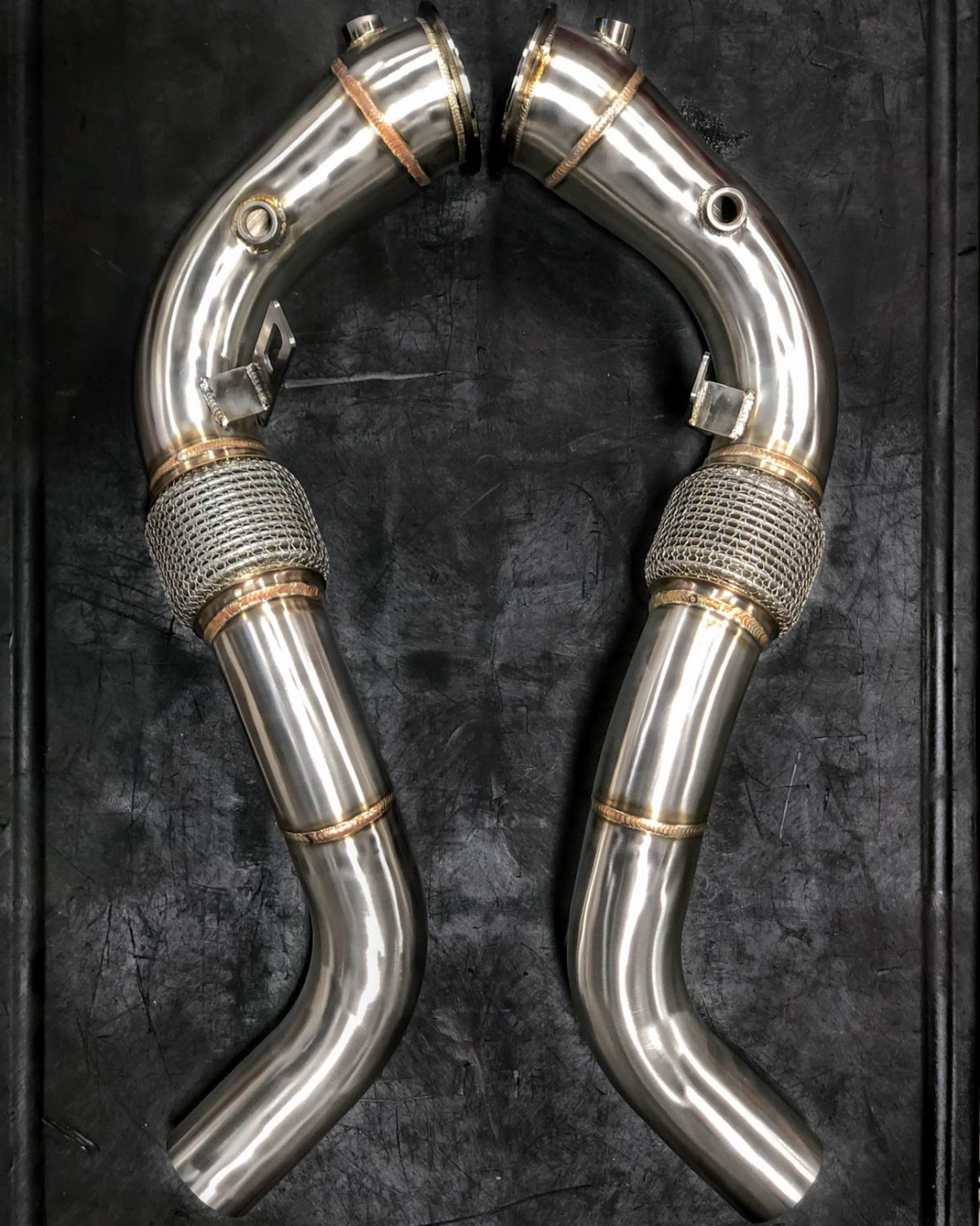 RK Autowerks S63 Catless Downpipes – F85/F86 X5M & X6M – RKAutowerks