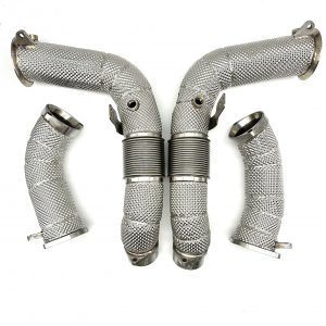 RK Autowerks S68 G90 M5 Catless Race Downpipes